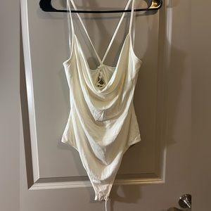 1XL brand new bundle black crop tank top and white body suit